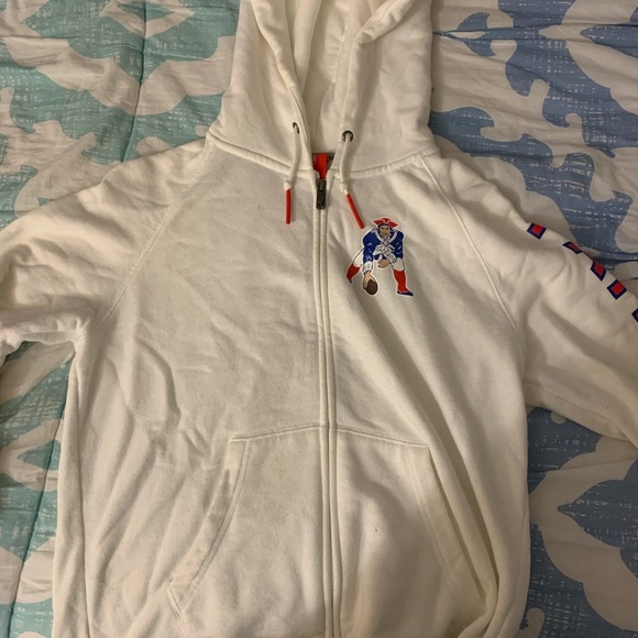 Patriots Zip Up Sweatshirt - Picture 1 of 2